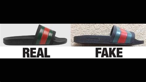 fake gucci slider|how to authenticate gucci slides.